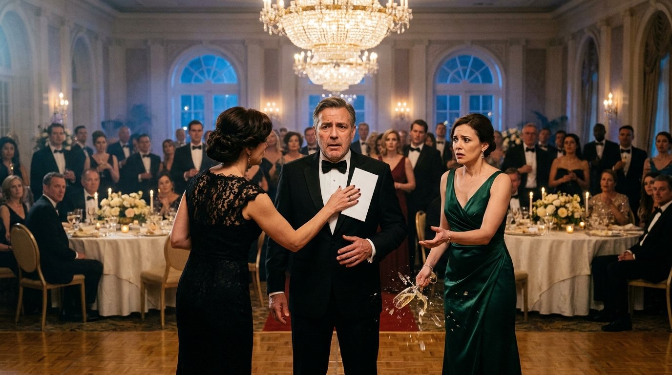 People in ballroom with envelope 202608311242