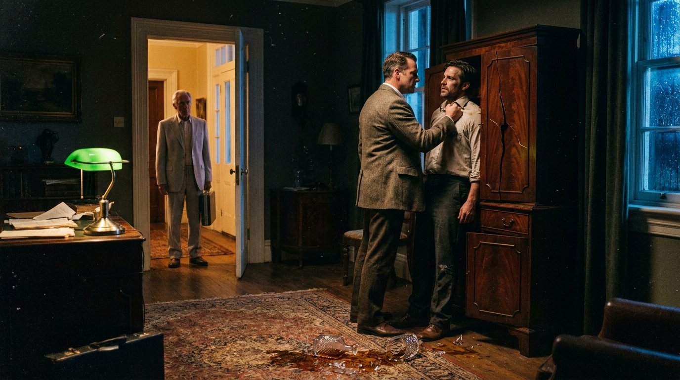 Two men confronting in study 202608311207